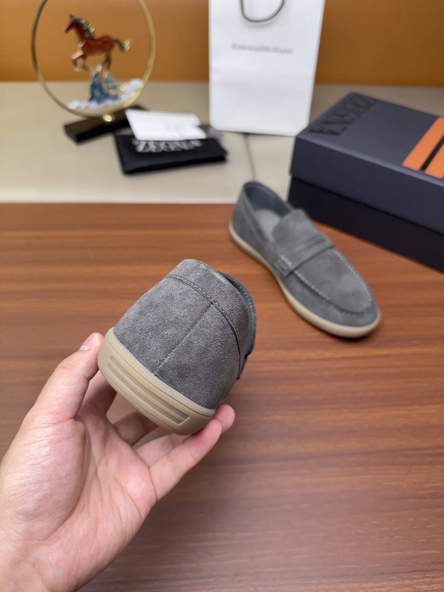 杰尼亚最新爆款奢华休闲鞋 男士休闲鞋 - 细节图 7