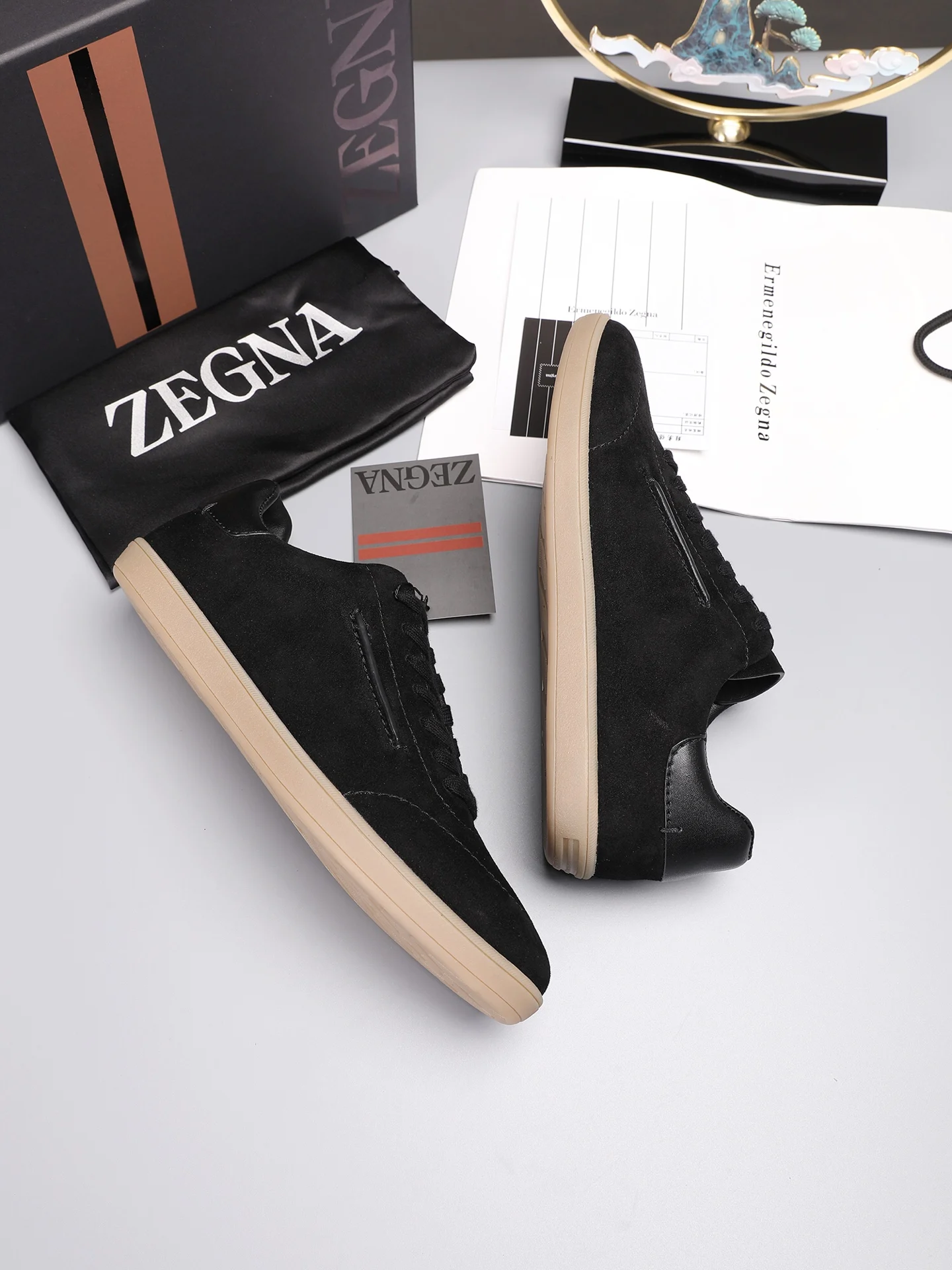 Zegna Latest hot-selling luxury casual shoes men s casual shoes - Detail view 13