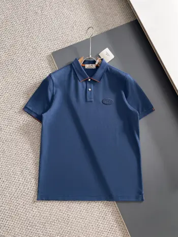 桑蚕丝男士经典款短袖polo衫  男士polo衫
