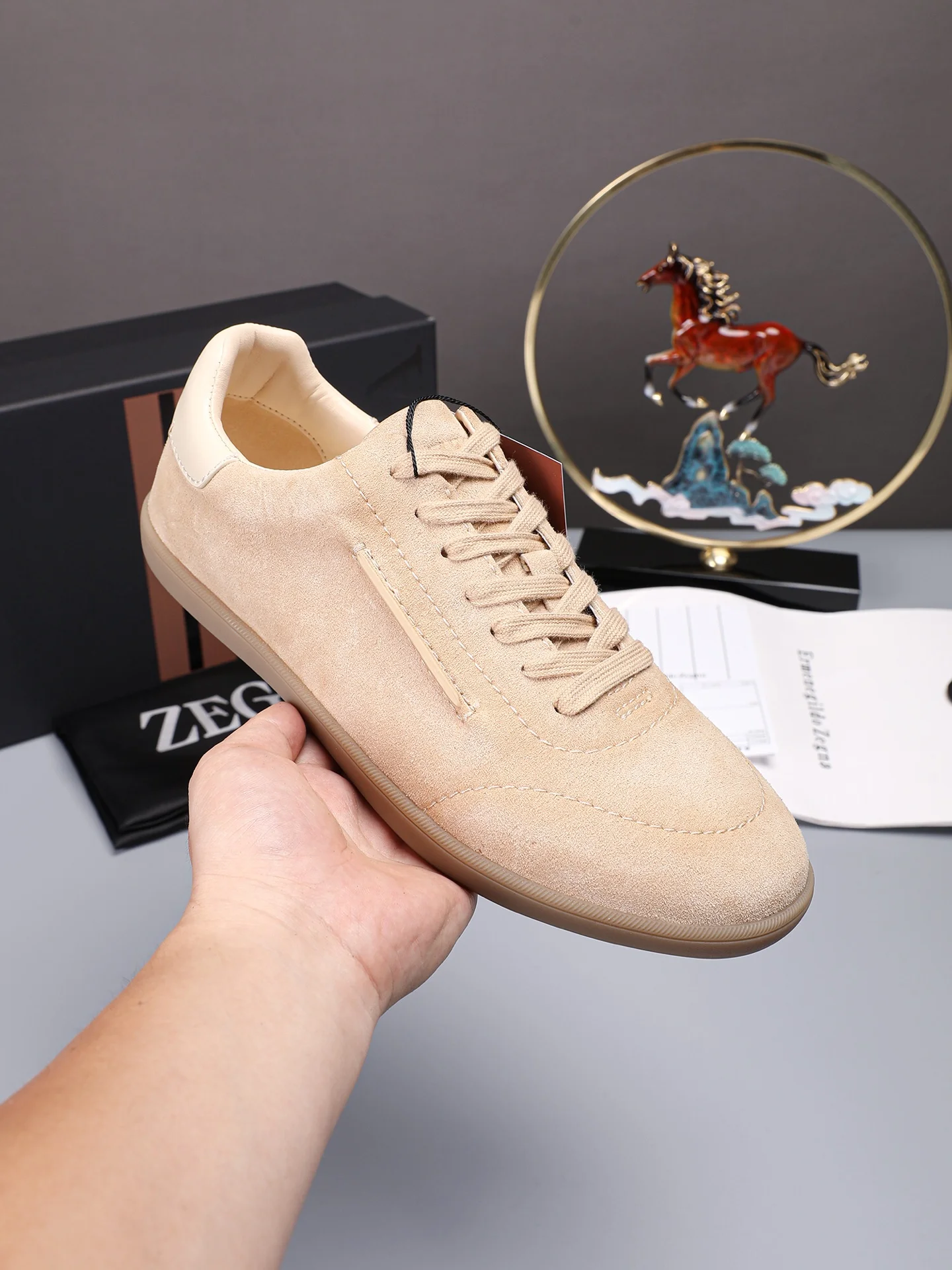 Zegna Latest hot-selling luxury casual shoes men s casual shoes - Detail view 9