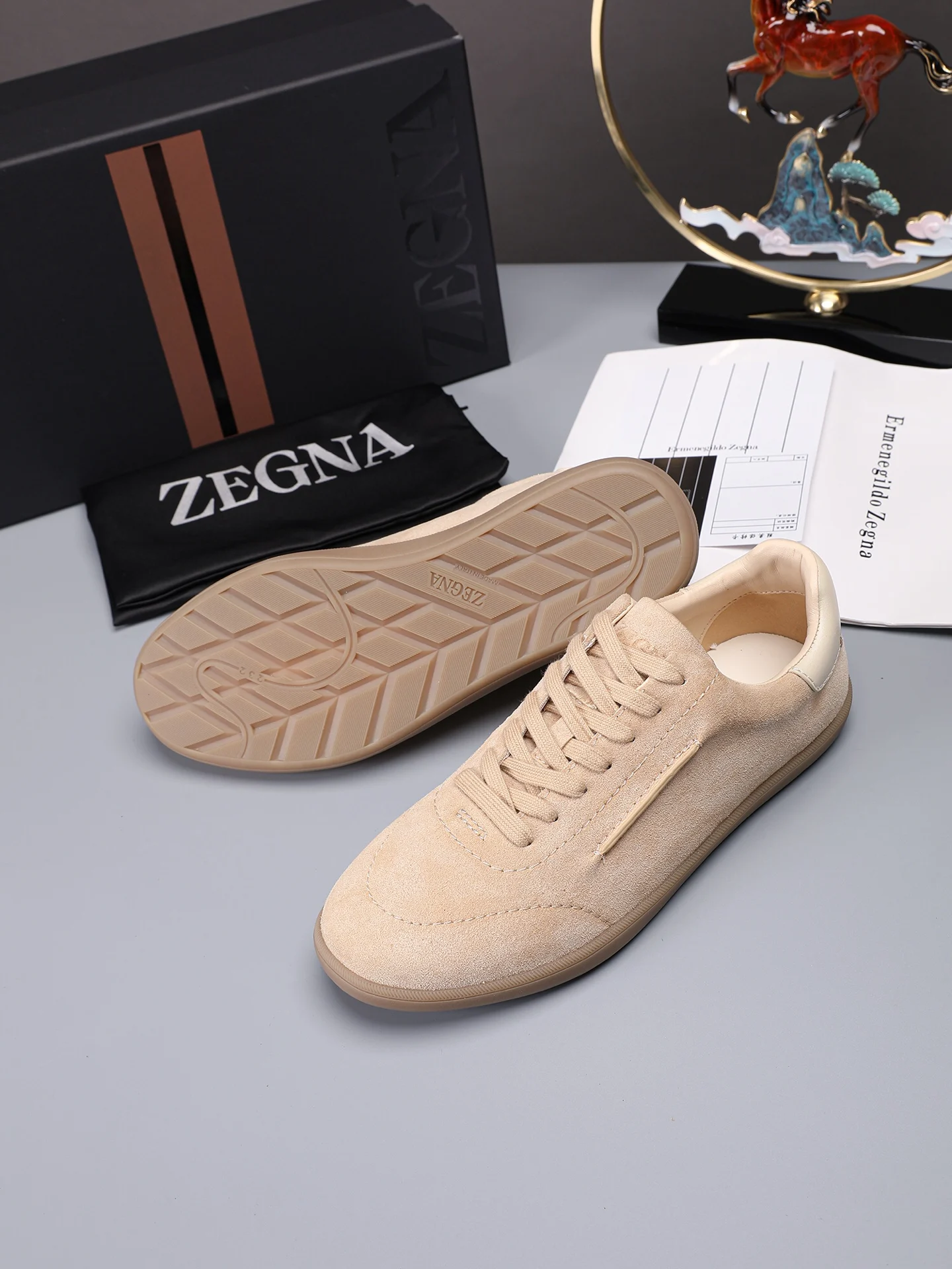 Zegna Latest hot-selling luxury casual shoes men s casual shoes - Detail view 11