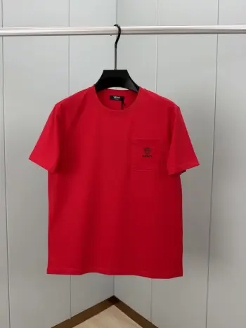 春夏新品贴袋刺绣logo短袖T恤 男士T恤