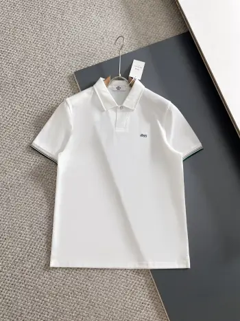 桑蚕丝男士经典款短袖polo衫  男士polo衫