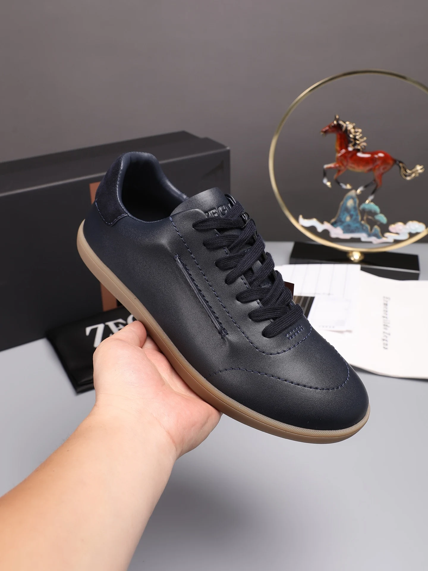 Zegna Latest hot-selling luxury casual shoes men s casual shoes - Detail view 9