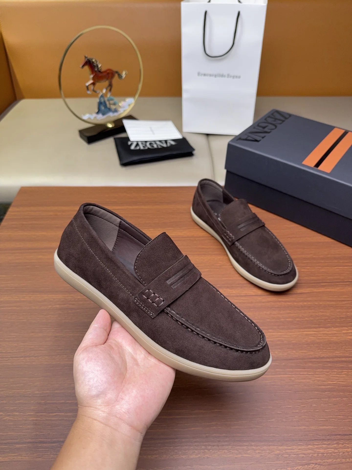 Zegna Latest hot-selling luxury casual shoes men s casual shoes - Detail view 3