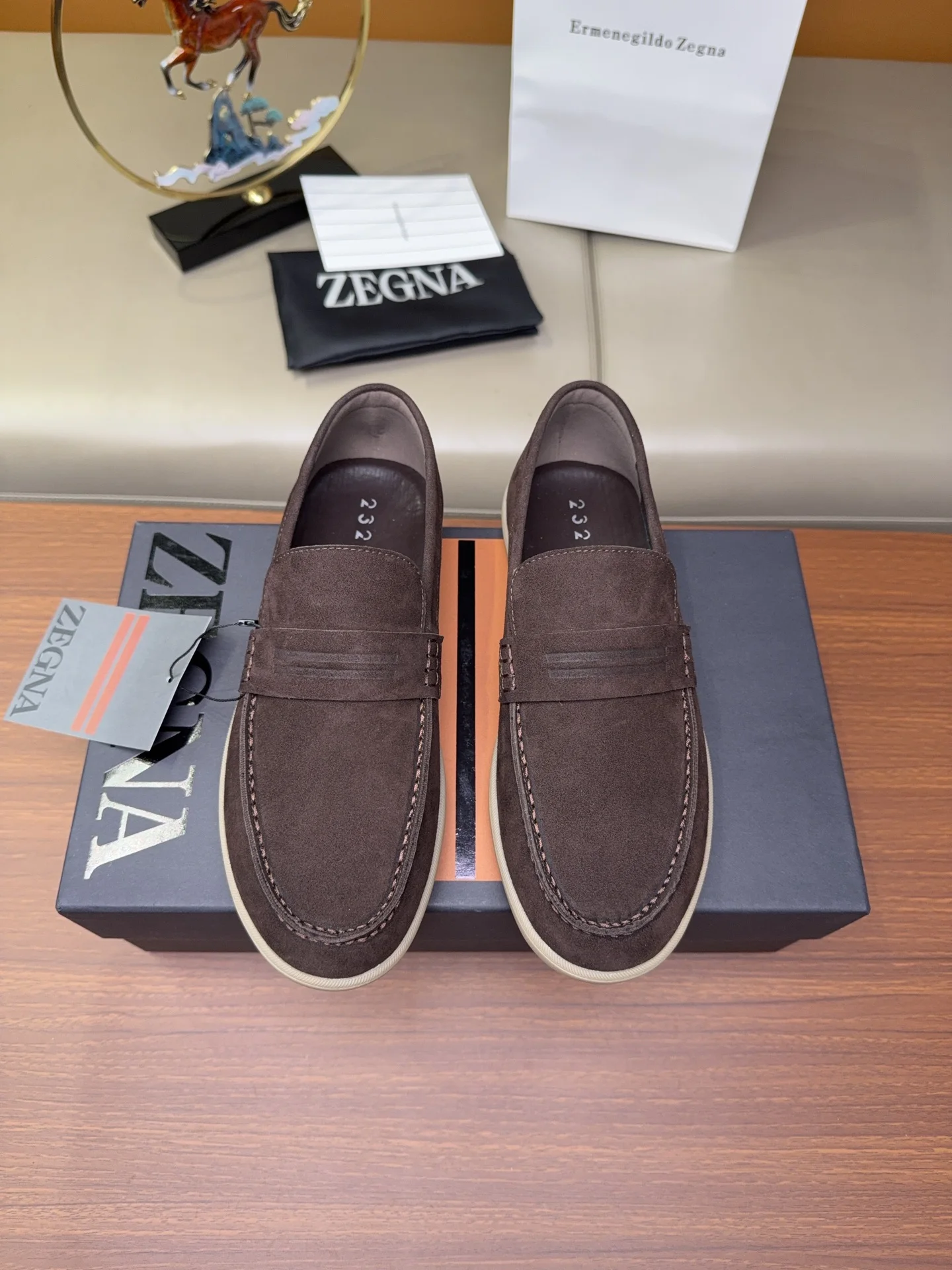 Zegna Latest hot-selling luxury casual shoes men s casual shoes - Detail view 11