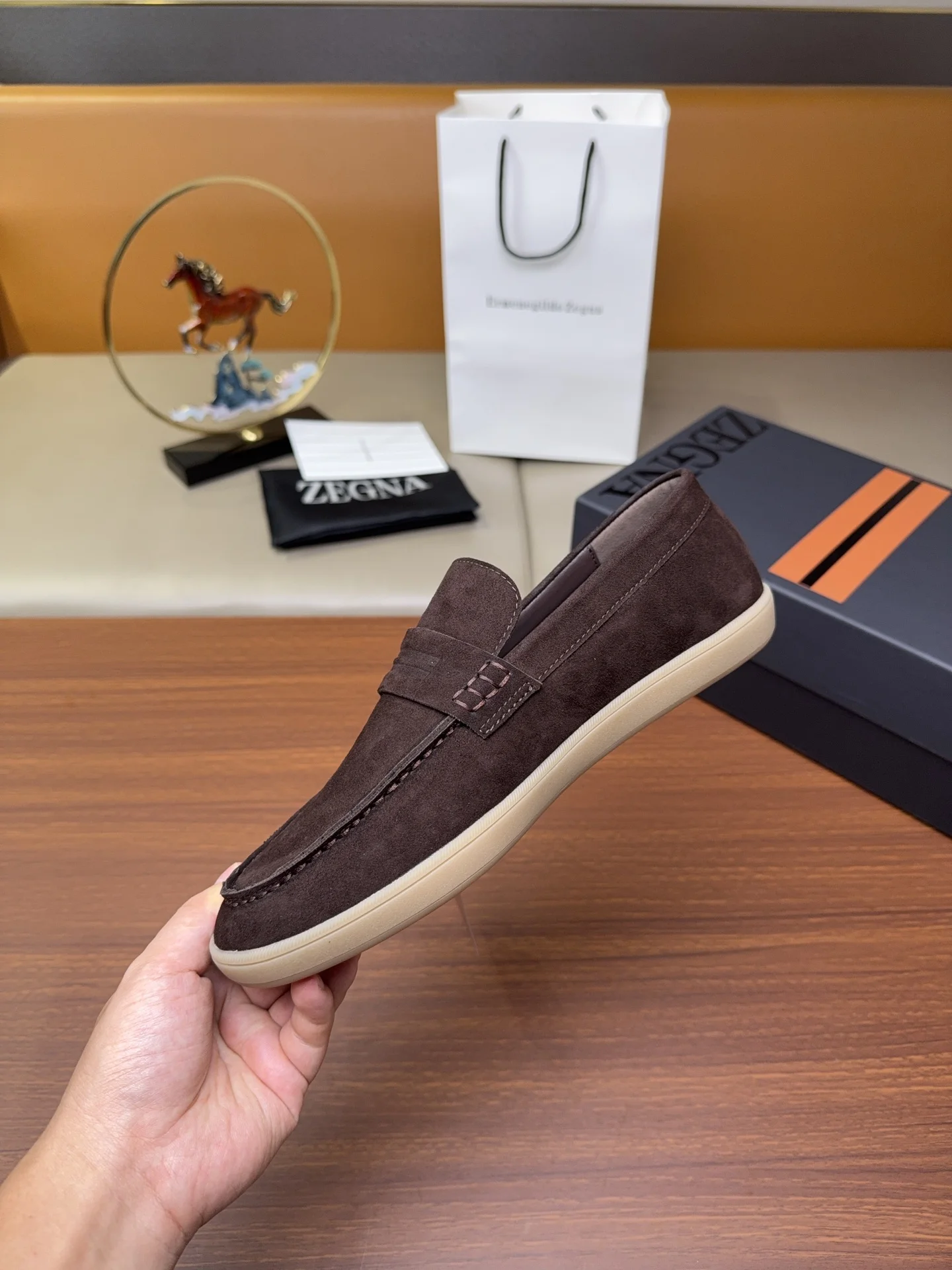 Zegna Latest hot-selling luxury casual shoes men s casual shoes - Detail view 17
