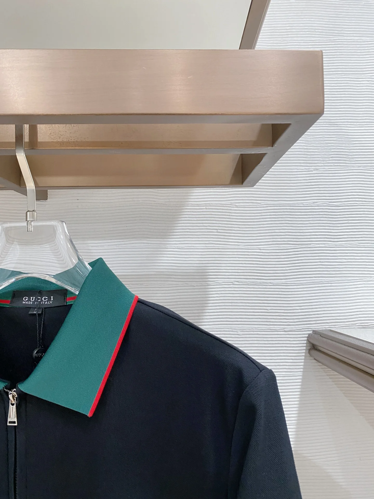 Gucci Spring and summer new men s premium knitted short-sleeve polo men s T-shirt - Detail view 5