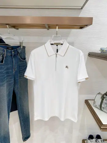春夏新款男士顶级针织短袖polo 男士T恤