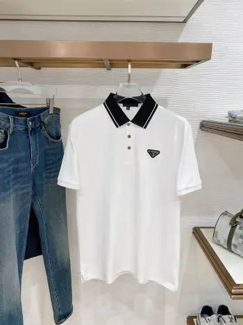 春夏新款男士顶级针织短袖polo 男士T恤