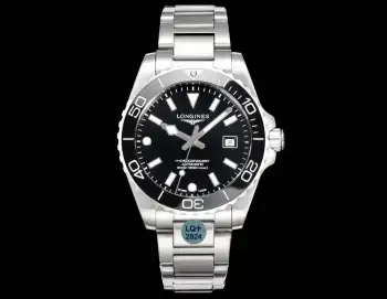 LQ+浪琴全新三代康卡斯潜水腕表系列  表壳尺寸 42mm 机身厚度 11.7mm与官方一致 采用蓝宝石表镜 单向旋转陶瓷表圈 三角形处发光效果与分针效果一致  904L精钢壳身 微调扣表钢带 旋入式表冠与拉丝旋入式表背浮雕标识密封表底 密封性能更强 300米潜水无惧深水压力  夜光效果 发光处均采用瑞士超级SCL1填充涂层 全时标与指针夜光双色显示 在暗处发光清晰可见 腕表可搭载2824  2892机芯选择 走时精准稳定 认准LQ+表背编号 58304588 8种配色 浪琴全新康卡斯潜水腕表系列 欢迎各大表友品鉴 