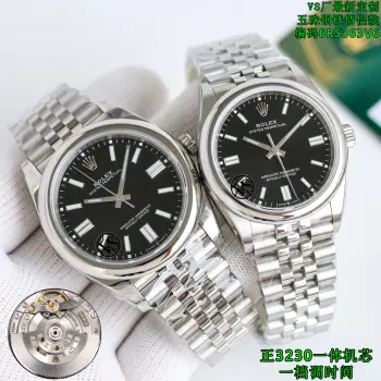 VS厂 劳力士 ROLEX MK1 蚝式恒动126000 最新款式字面 海外美版情侣对表 正3230一体机机芯一档调时出货 认准腕表  编码6R5363V6直径36mm-41mm腕表  扣码ORV 斜边凌角边面钉 细节拉满采用正正3230一体机芯 一档机芯没有日历空档位 逆调时针 字面颜色和原装没色差 采用斜角丁设计精工打磨 最新腕表  扣码ORV 品质保证 细节拉满 S1精致推荐 男 女款机械腕表 立即抢购