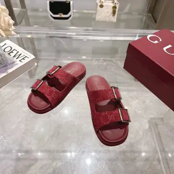 Sheepskin flat shoes women s slippers