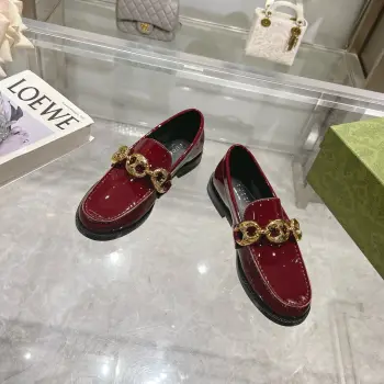 船锚链牛皮单鞋  女士单鞋