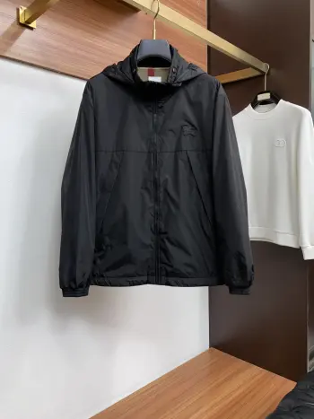 简约连帽羊毛夹克外套  男士外套