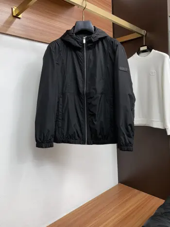 简约连帽羊毛夹克外套  男士外套