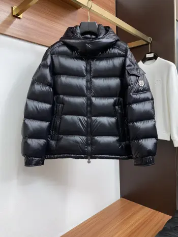 可拆卸连帽鹅绒羽绒服  男士羽绒服
