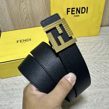 FENDl  芬迪 宽40MM双面原版小牛皮 搭配单钌钯电镀扣 完美的手感.油边 出众的设计.风格 高贵奢华 时尚大方 高清实拍 货真价实 品质保证 双面  用