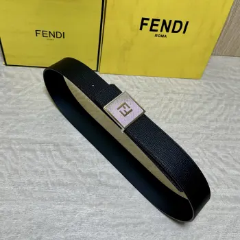 FENDl  芬迪 宽40MM双面原版小牛皮 搭配单钌钯电镀扣 完美的手感.油边 出众的设计.风格 高贵奢华 时尚大方 高清实拍 货真价实 品质保证 双面  用