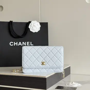 2026 新品 chanel woc 第三代 发财包 出新品 小羊皮 最经典款 斜挎单肩 手提 多种样式背法 酷酷的外形 让你走路都带风 经典的包型 包身方方正正 尺寸适合日常所有风格打扮 包身采用小牛皮皮制成 在自然光下光泽度很好 皮质与手感完全无法用言语表达 好的东西隔着屏幕也能感受到它的完美质感 菱格饱满但是不会过于凸起 饱满度自然 这个度很难把握  市场大部分都是做的过于饱满 华丽与气质的前沿 是你意想不到的尊贵 进口小羊皮 里配原版布 五金钢麦尺寸:19cmX12cmX3cm编号 AP4241